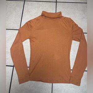 Vintage Women's Long Sleeve Tee - Rust Orange